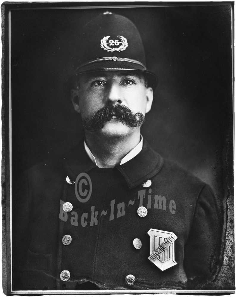 Brockton, MA Officer Badge #25 - large